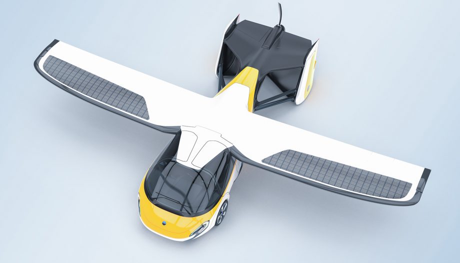 Aeromobil 4.0 Flying Car top render view