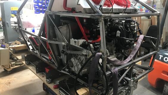 AutoSolo buggy rear chassis view