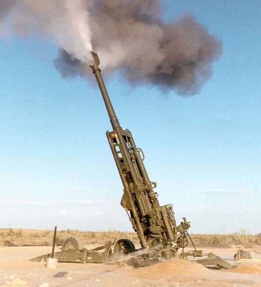 BAE Ultra-light Field Howitzer Firing