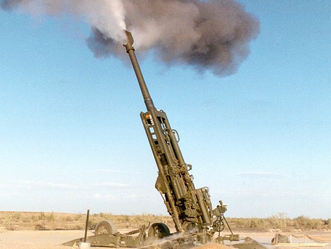 BAE Ultra-light Field Howitzer Firing