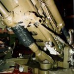 Close up of BAE Ultra-light Field Howitzer