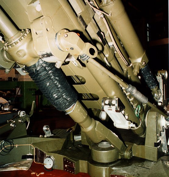 Close up of BAE Ultra-light Field Howitzer