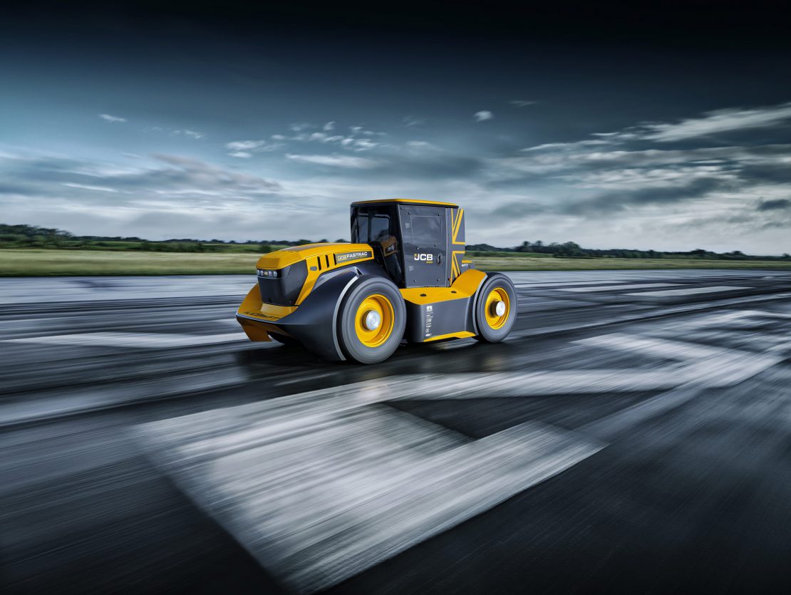 JCB Words Fastest Tractor