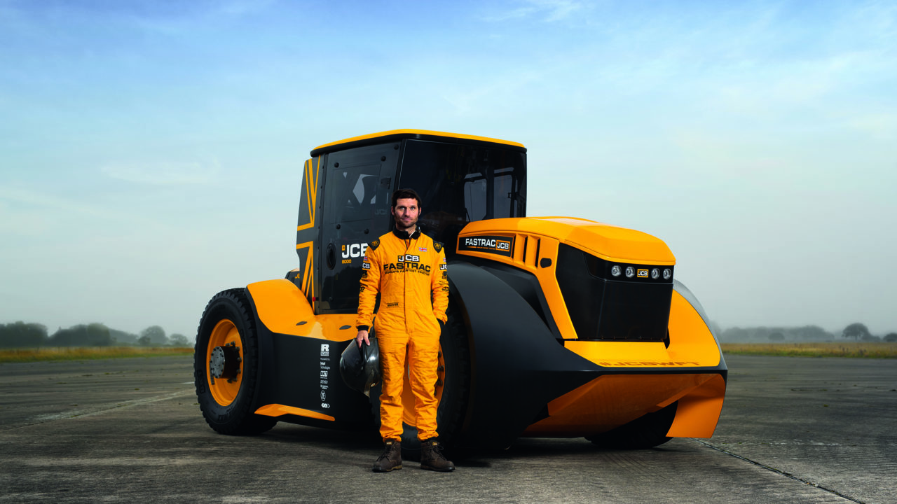 JCB Words Fastest Tractor