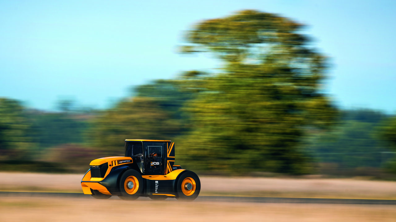 JCB Words Fastest Tractor