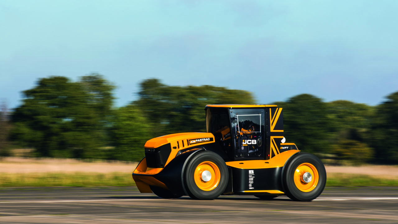 JCB Words Fastest Tractor