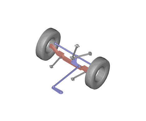 Suspension bump animation