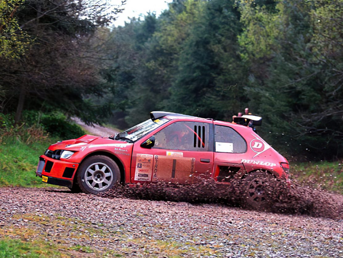 And Burton Peugot Cosworth Rally Car