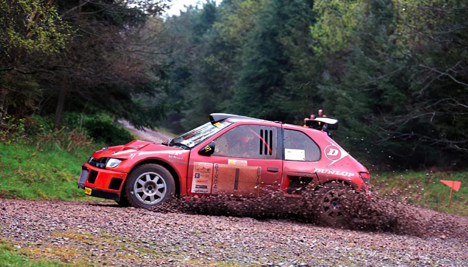And Burton Peugot Cosworth Rally Car