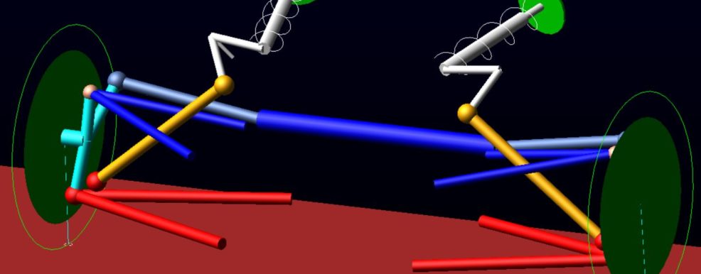 Front suspension ADAMS render